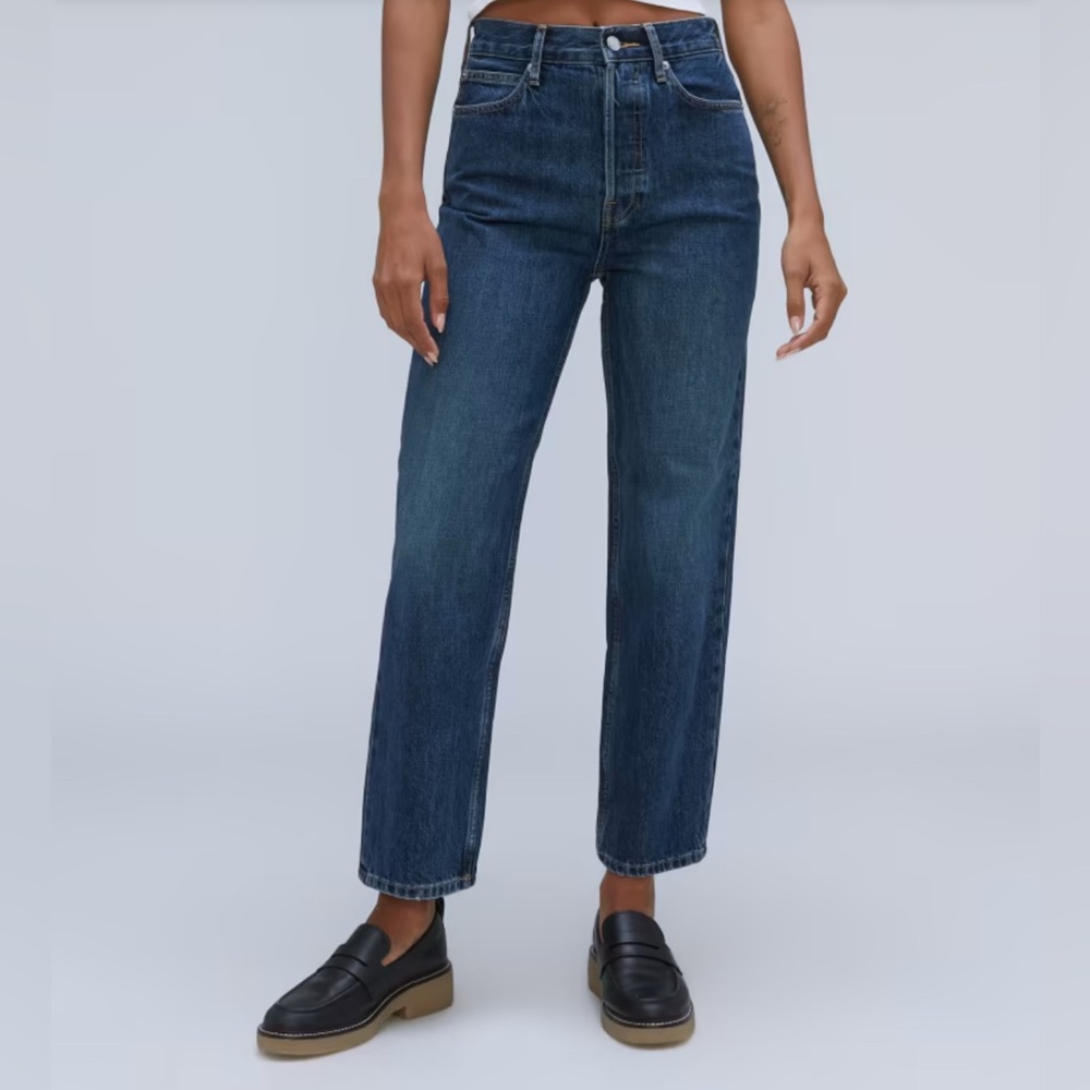 Everlane Rigid Way High Jean - 27 - Rich Indigo - 27.5” Inseam